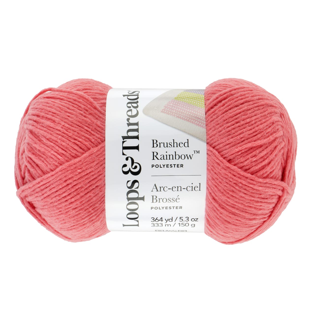 15 Pack: Brushed Rainbow™ Yarn by Loops & Threads®